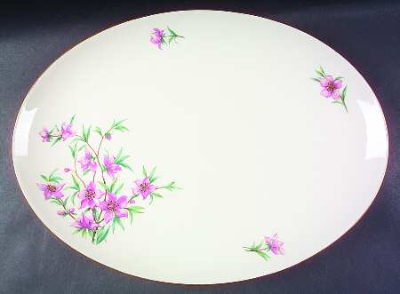 Peachtree 19" Oval Serving Platter
