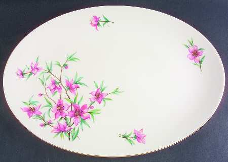 Peachtree 16" Oval Serving Platter