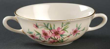 Peachtree Flat Cream Soup Bowl by Lenox