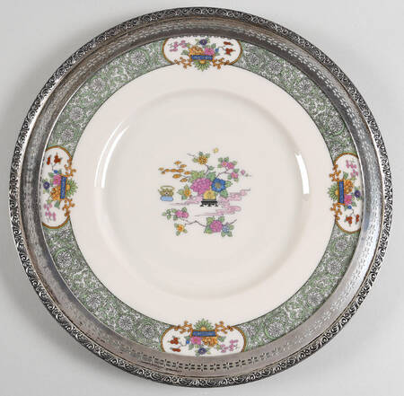 Peking Sterling Rim Dinner Plate