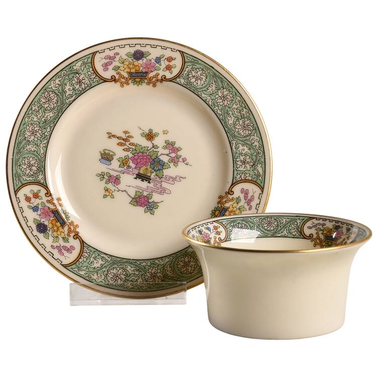 Peking Ramekin & Saucer Set