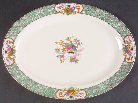 Peking 13" Oval Serving Platter