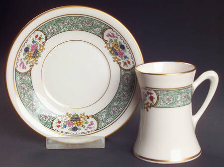 Peking Chocolate Cup & Saucer Set
