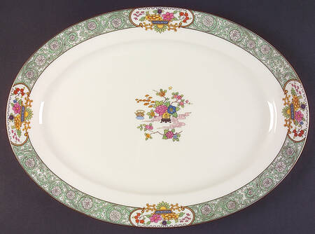 Peking 15" Oval Serving Platter