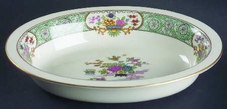 Peking 9" Oval Vegetable Bowl