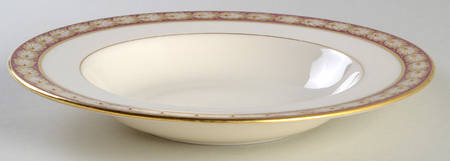Pembrook Maroon Large Rim Soup Bowl