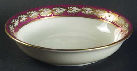 Pembrook Maroon Fruit/Dessert (Sauce) Bowl