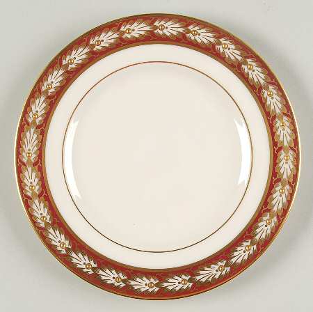 Pembrook Maroon Bread & Butter Plate