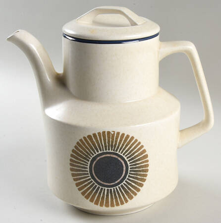 Percussion (Trim On Edge) Coffee Pot & Lid