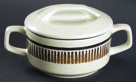Percussion (Trim On Edge) Sugar Bowl & Lid