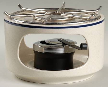 Percussion (Trim On Edge) Warmer Stand, Metal Rack & Burner