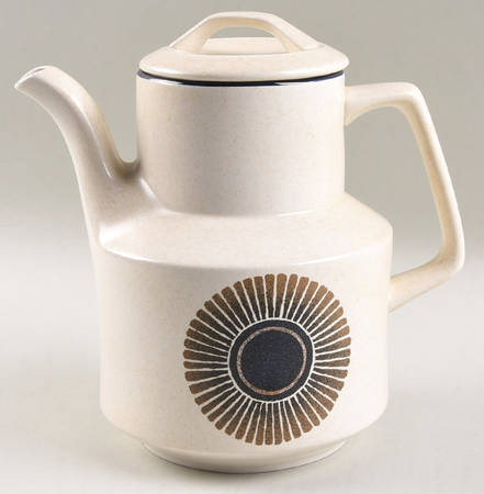Percussion (Trim Off Edge) Coffee Pot & Lid
