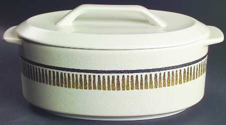 Percussion (Trim Off Edge) 2.5 Quart Oval Covered Casserole