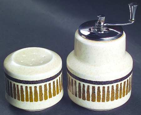 Percussion (Trim Off Edge) Salt Shaker & Pepper Mill Set
