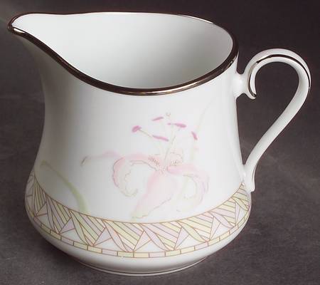 Pink Lily Creamer by Lenox