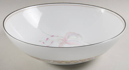 Pink Lily 8" Round Vegetable Bowl by Lenox