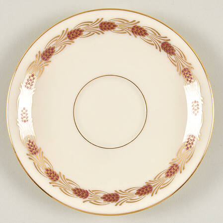 Pinehurst Maroon Saucer for Bouillon Cup