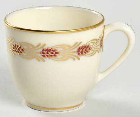 Pinehurst Maroon Flat Demitasse Cup
