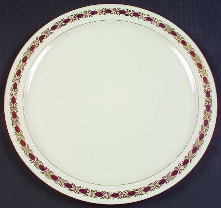Pinehurst Maroon 12" Chop Plate (Round Platter)