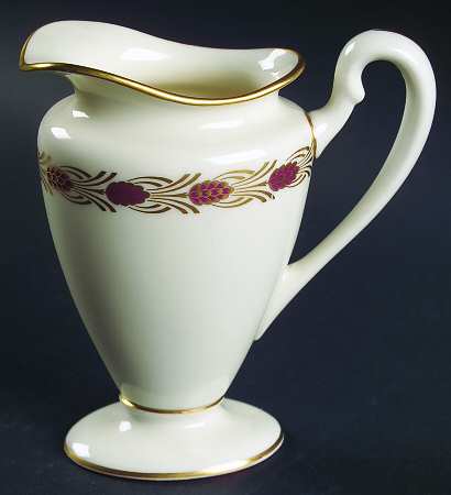Pinehurst Maroon Shape 744 Creamer