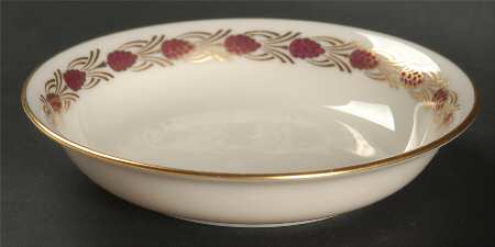Pinehurst Maroon Fruit/Dessert (Sauce) Bowl