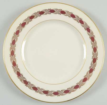 Pinehurst Maroon Salad Plate