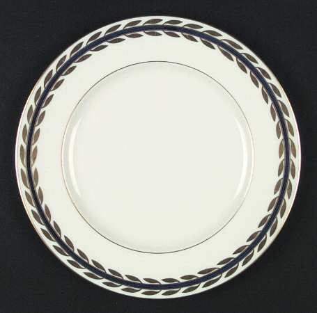 Platina Blue Luncheon Plate by Lenox