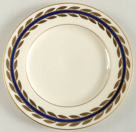 Platina Blue Bread & Butter Plate