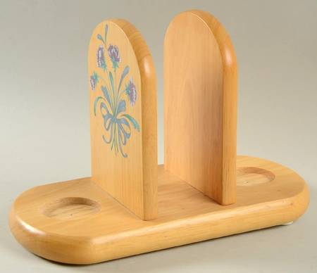 Poppies On Blue Holder Only for Wood Napkin&Sap