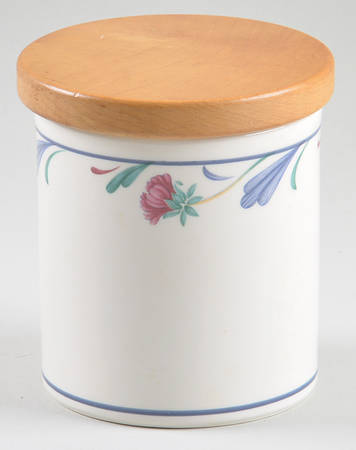 Poppies On Blue Mini Canister & Lid