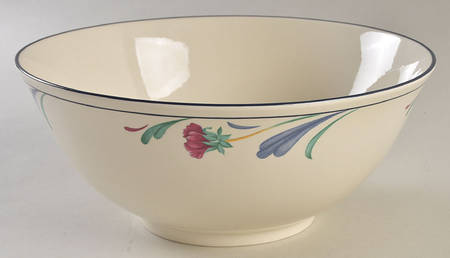 Poppies On Blue 10" Pasta Serving Bowl