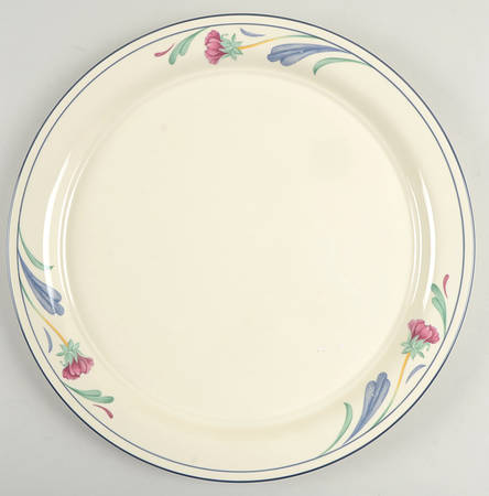 Poppies On Blue 12" Chop Plate (Round Platter)