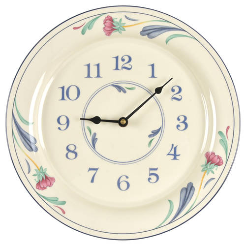 Poppies On Blue Clock Plate by Lenox