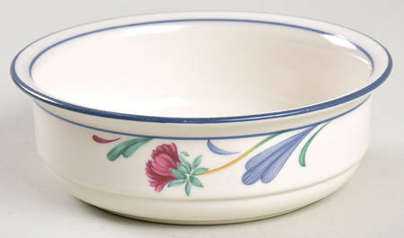 Poppies On Blue Fruit/Dessert (Sauce) Bowl