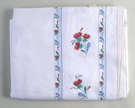 Poppies On Blue 60" X 96" Rectangular Tablecloth