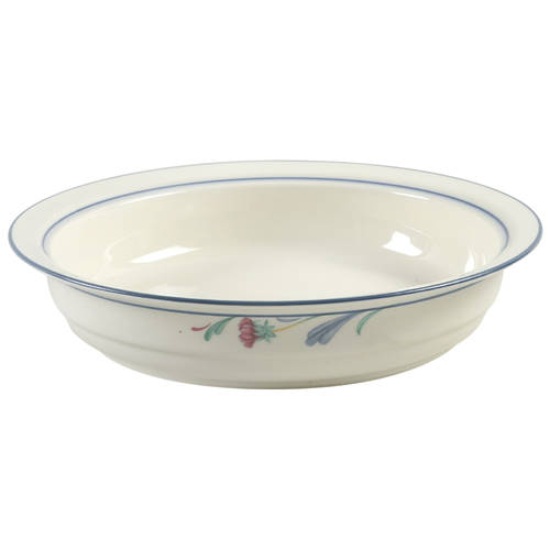 Poppies On Blue 9" Round Vegetable Bowl