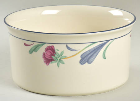 Poppies On Blue 6'' Souffle