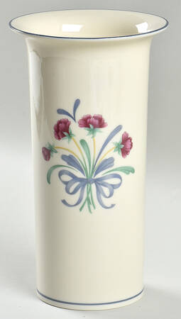 Poppies On Blue 8'' Vase