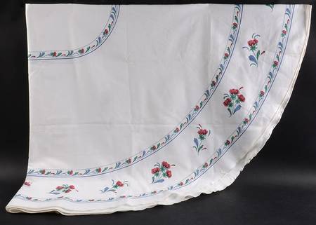 Poppies On Blue 60" X 84" Oblong Tablecloth