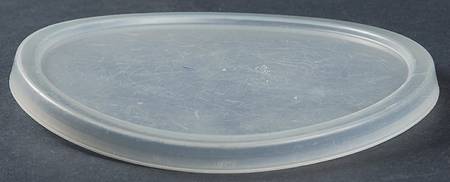 Poppies On Blue Plastic Lid For 6" Metal Bowl