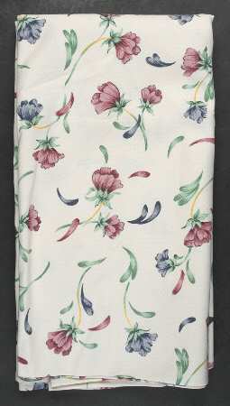 Poppies On Blue 70" Round Tablecloth