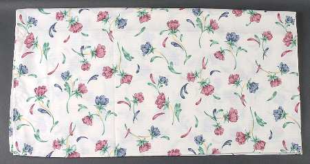 Poppies On Blue 60" X 104" Oblong Tablecloth