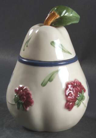 Poppies Barnyard Pear Shape Jam/Jelly & Lid