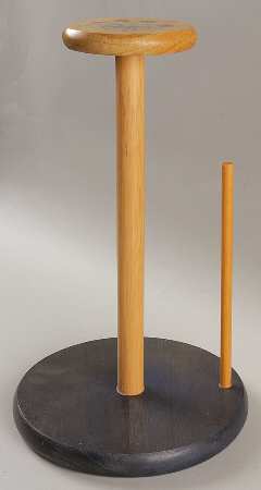 Poppies On Blue Wood Paper Towel Holder