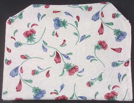 Poppies On Blue 12" x 68" Cloth Table Runner