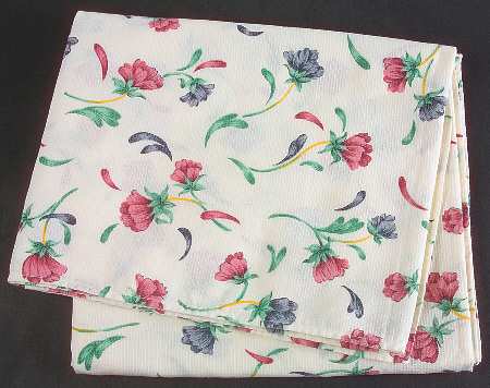 Poppies On Blue 52" x 70" Rectangular Tablecloth