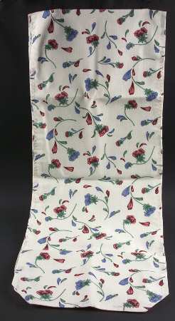 Poppies On Blue 13" X 68" Cloth Table Runner