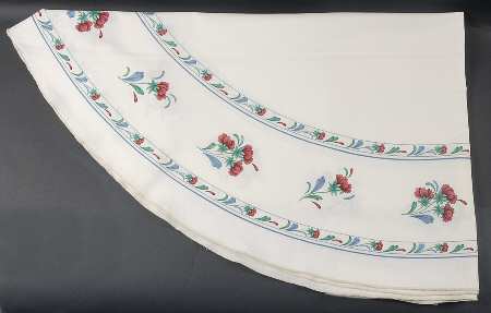 Poppies On Blue 60" X 84" Oblong Tablecloth by Lenox