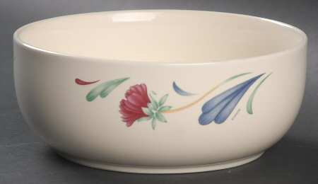 Poppies On Blue Medium Serve & Store Bowl, No Lid