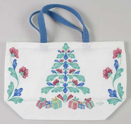 Poppies On Blue Cloth Child's Bag